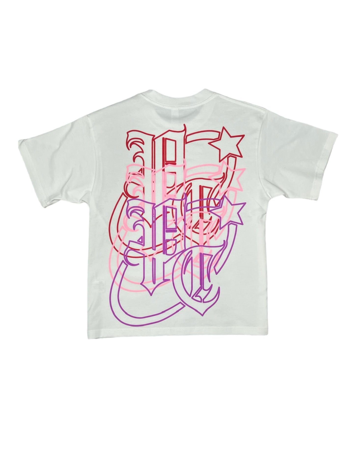 WHITE HOLOGRAPHIC T-SHIRT